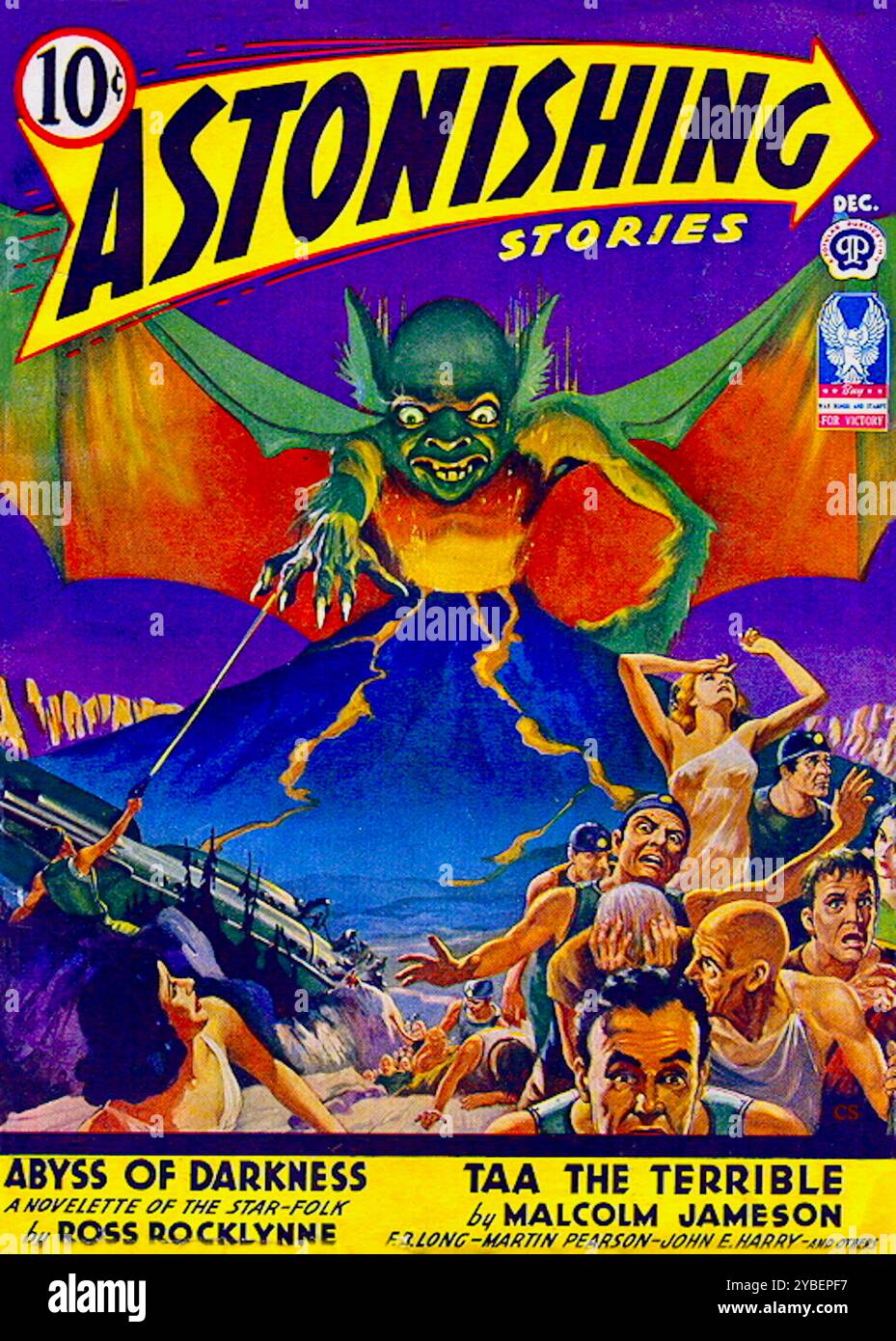 Astonishing Stories dicembre 1942. Foto Stock