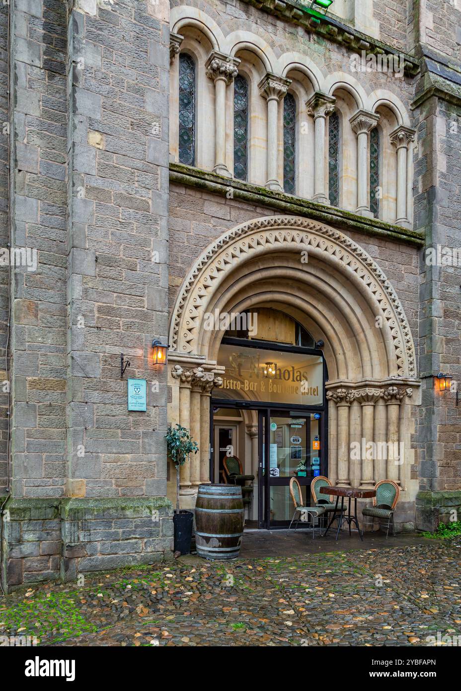 St Nicholas Bistro-Bar Boutique Hotel, Shrewsbury Regno Unito. Foto Stock