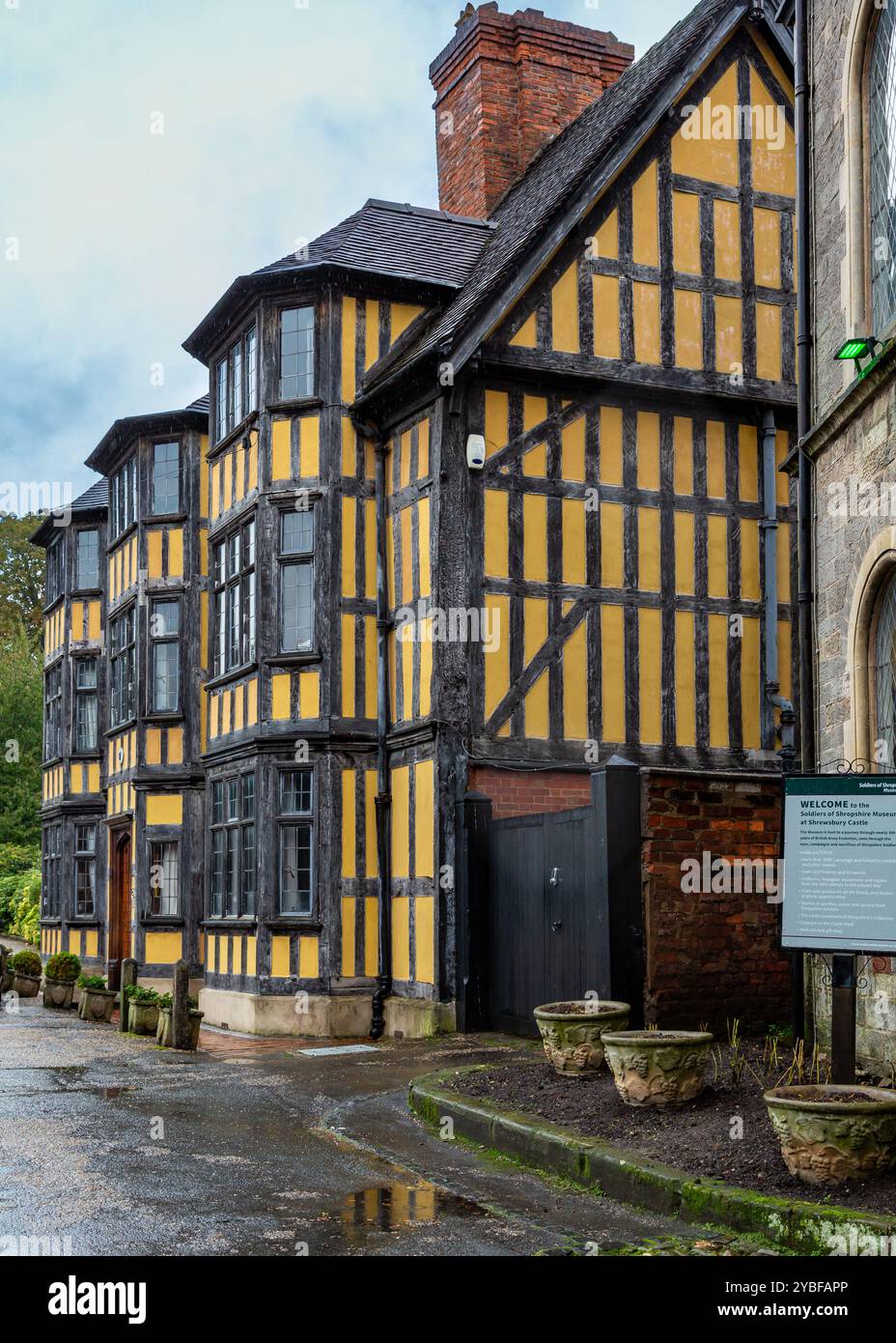 Castle Gates House di Shrewsbury Castle Regno Unito. Foto Stock