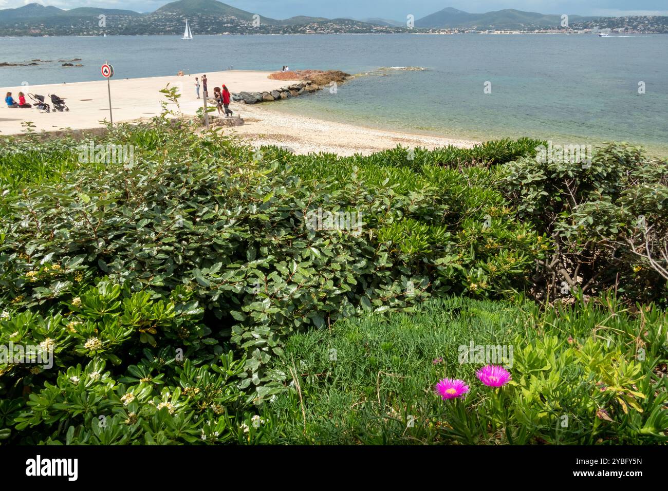 La Ponche e la Pesquière a Saint-Tropez, Francia, Europa, Costa Azzurra, Provenza, Europa. Foto Stock