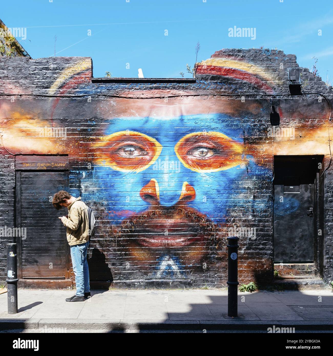 Londra, Regno Unito, 14 maggio 2019: Scena di strada a Brick Lane Shoreditch Foto Stock