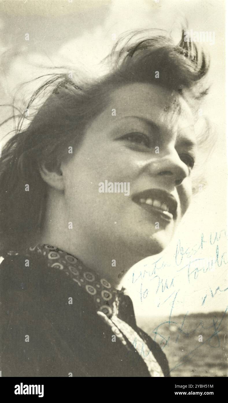 Uta Hagen interprete e insegnante di cinema e teatro tedesco-americano. Foto Stock