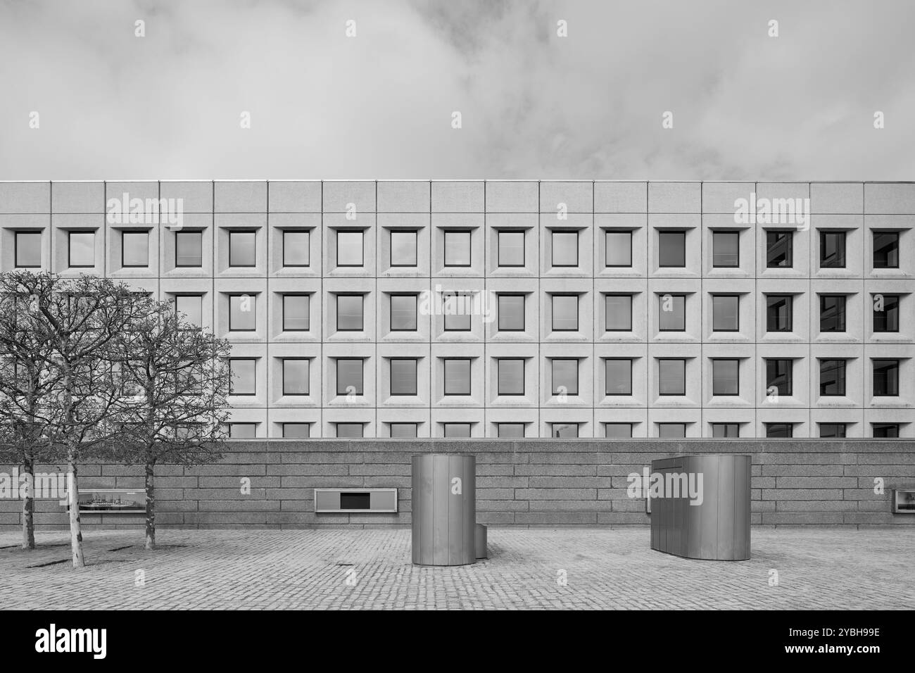 Sede principale di Maersk a Esplanaden, sezione originale, progettata da Ole Hagen, 1979; Copenaghen, Danimarca Foto Stock