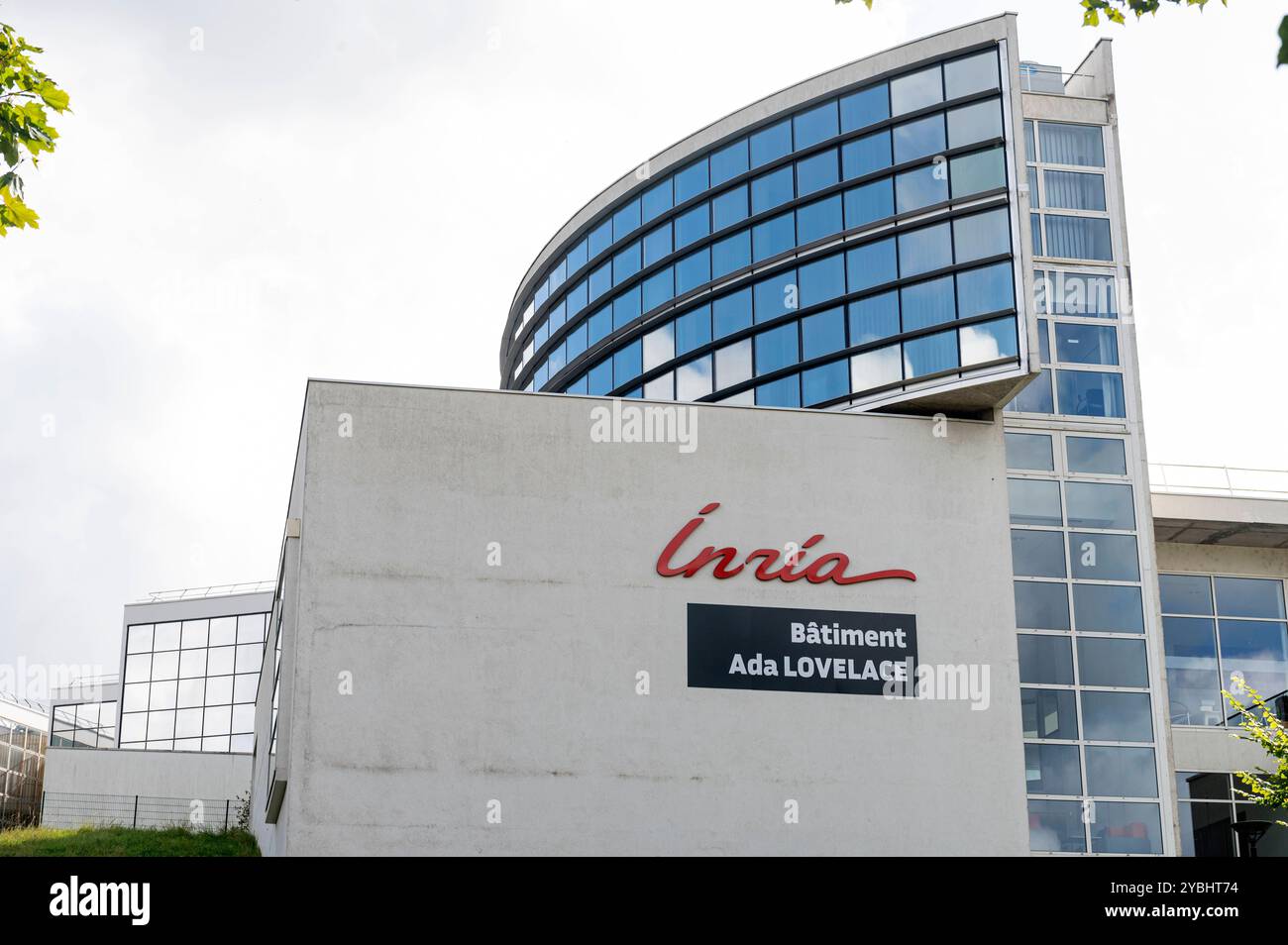 Nancy Francia 28 settembre 2024. UniversitÃ de Lorrain. INRIA Batiment Ada Lovelace prende il nome dal matematico britannico. università, Lorena Foto Stock