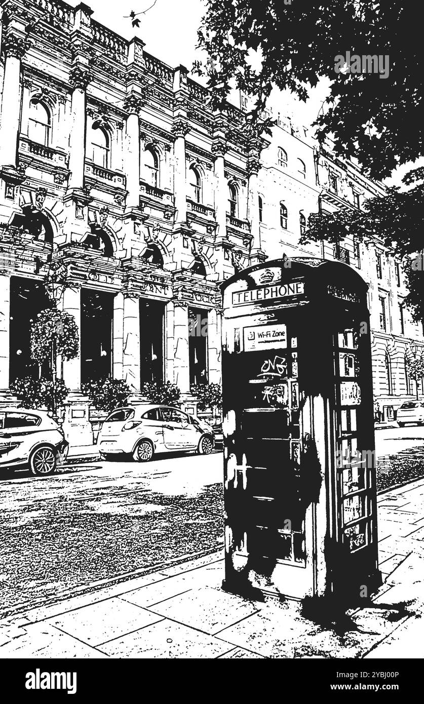 Opere d'arte urbana del centro di Birmingham Foto Stock