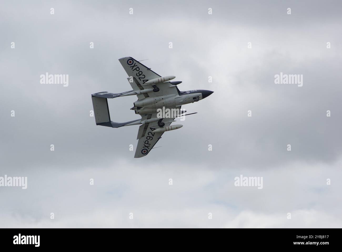 De Havilland Sea Vixen a RNAS Yeovilton nel 2015 Foto Stock