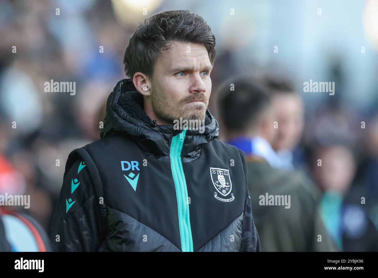 Danny Rohl manager di Sheffield Wednesday durante la partita del Campionato Sky Bet Sheffield Wednesday vs Burnley a Hillsborough, Sheffield, Regno Unito, 19 ottobre 2024 (foto di Alfie Cosgrove/News Images) Foto Stock