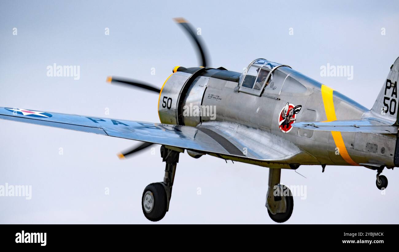 Il Curtiss P-36 Hawk, noto anche come il Curtiss Hawk modello 75, è un Americano-progettato e costruito degli aerei da caccia degli anni trenta e 40s. Foto Stock