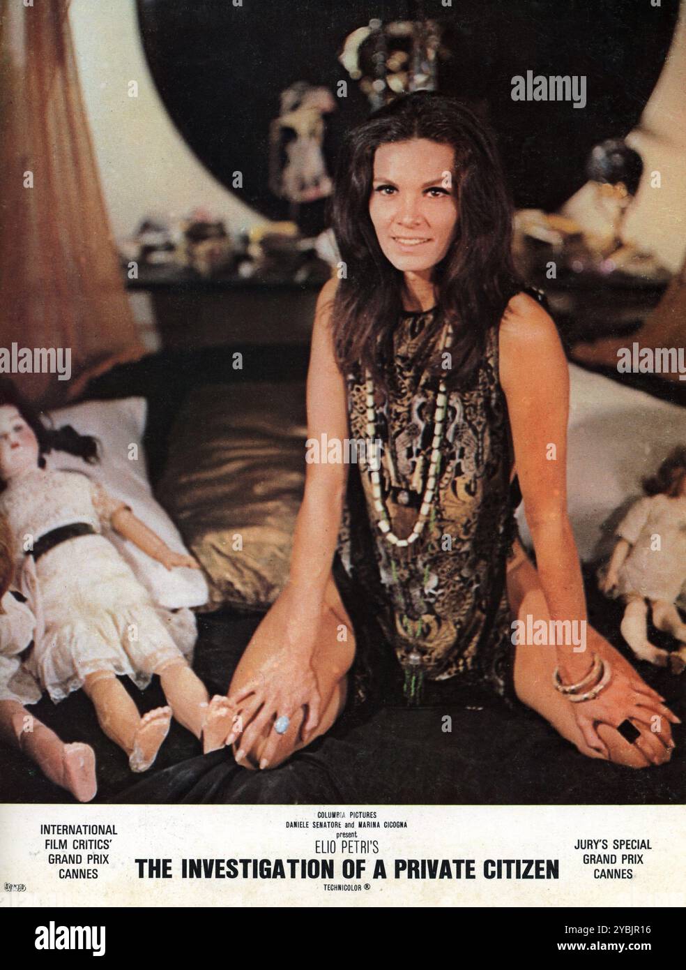 FLORINDA BOLKAN in INVESTIGATION OF A CITIZEN ABOVE SUSPICION / INDAGINE su un CITTADINO AL DI SOPRA DI OGNI SOSPETTO / THE INVESTIGATION OF A PRIVATE CITIZEN 1970 regista ELIO PETRI storia / sceneggiatura Elio Petri e Ugo Pirro musica Ennio Morricone costume design Angela Sammaciccia vera Films / Columbia Pictures Foto Stock