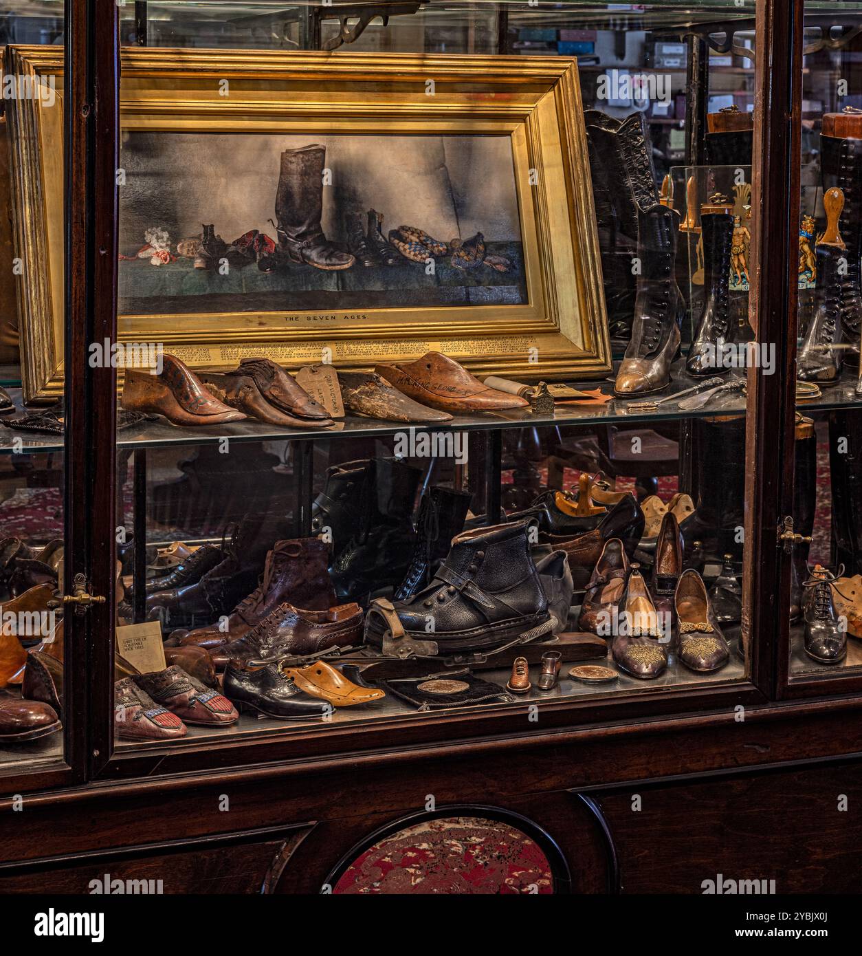 John Lobb scarpe su misura St. James's Street , Londra Foto Stock