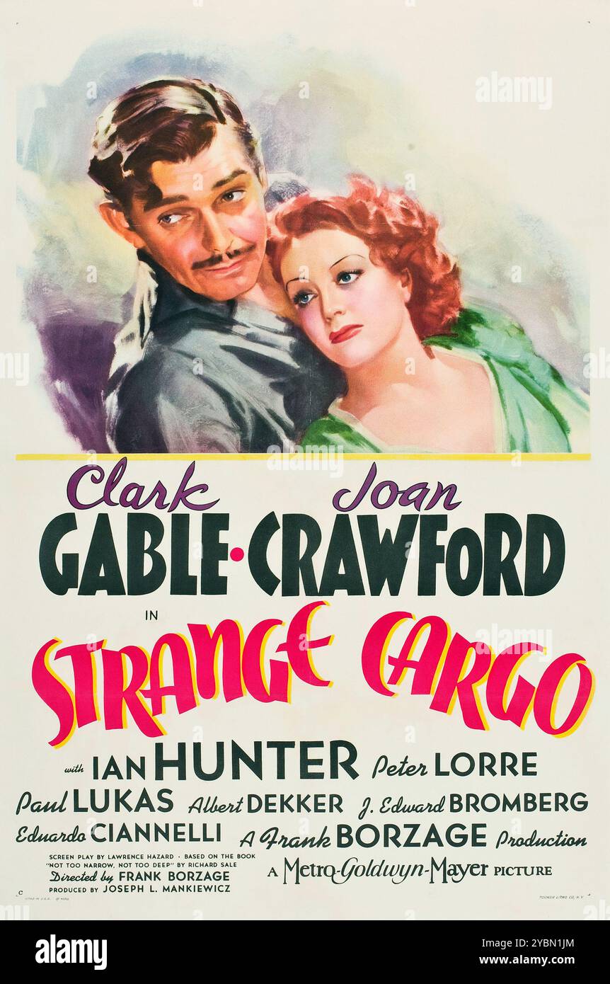 Strange Cargo (MGM, 1940) Clark Gable, Joan Crawford, Ian Hunter, Peter Lorre Foto Stock