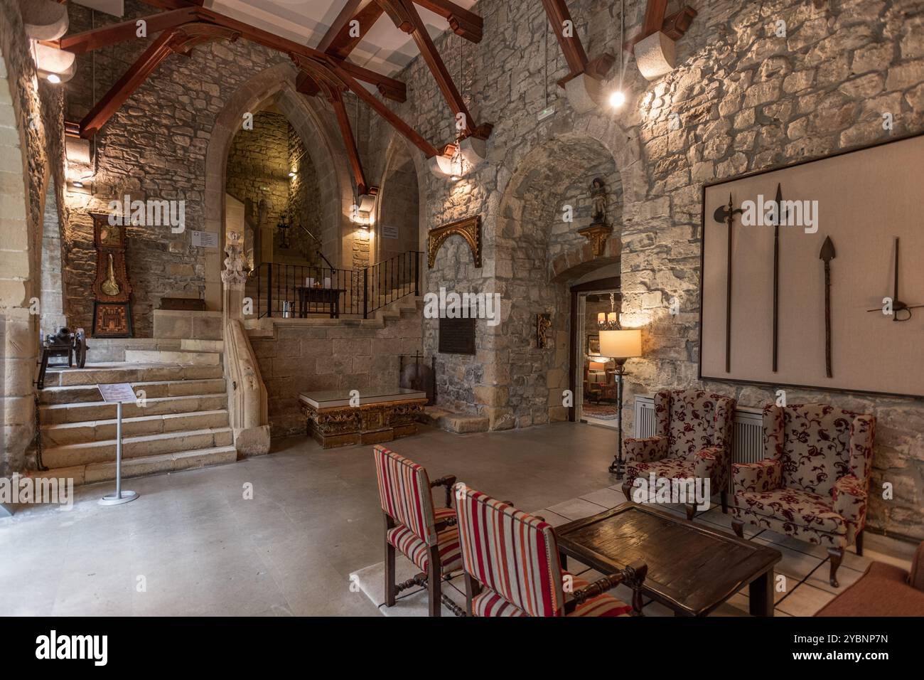 Parador de Hondarribia, Hondarribia, Paesi Baschi, Spagna, Europa Foto Stock