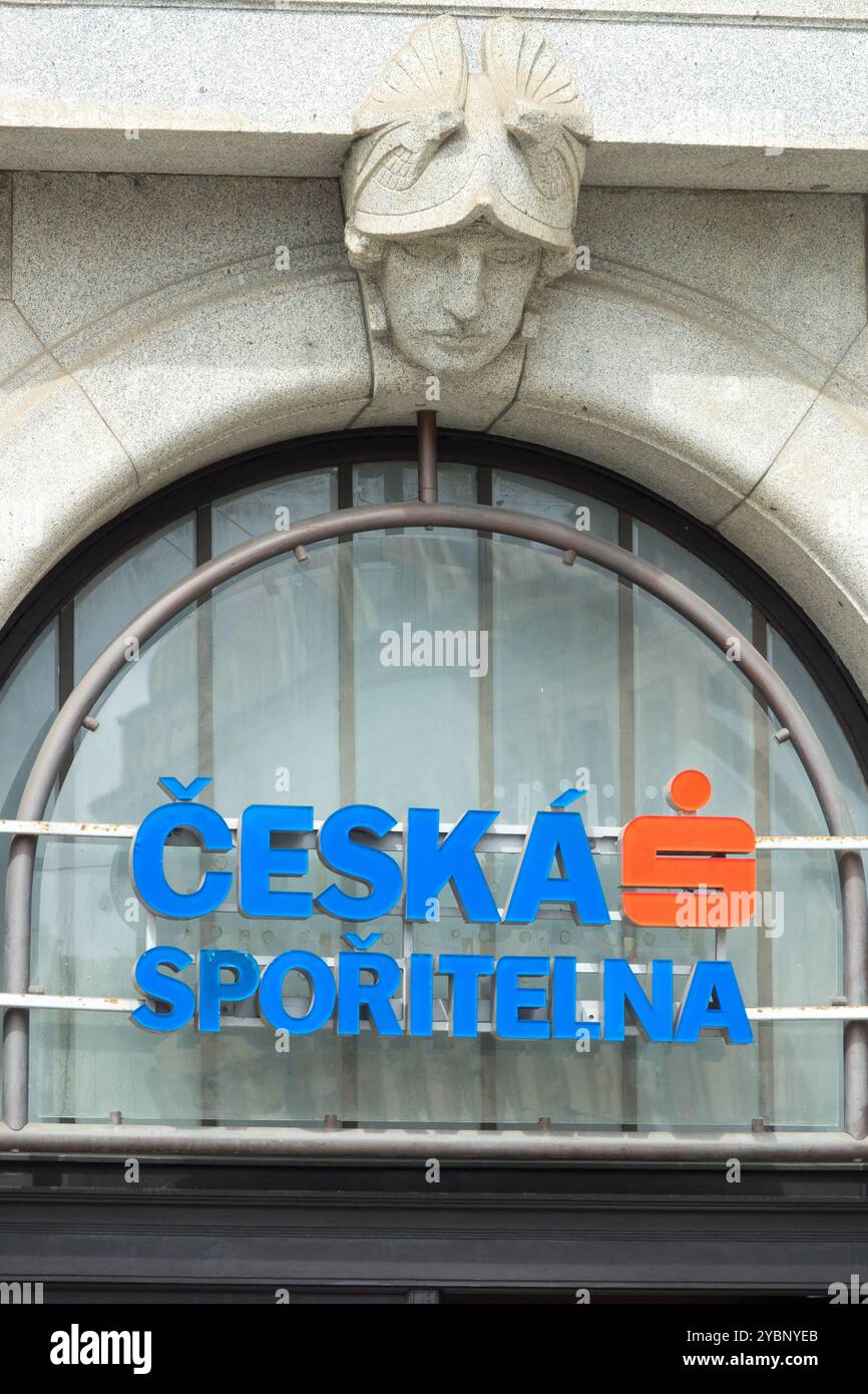 Ceska Sporitelna Logo ERSTE Group Repubblica Ceca Foto Stock