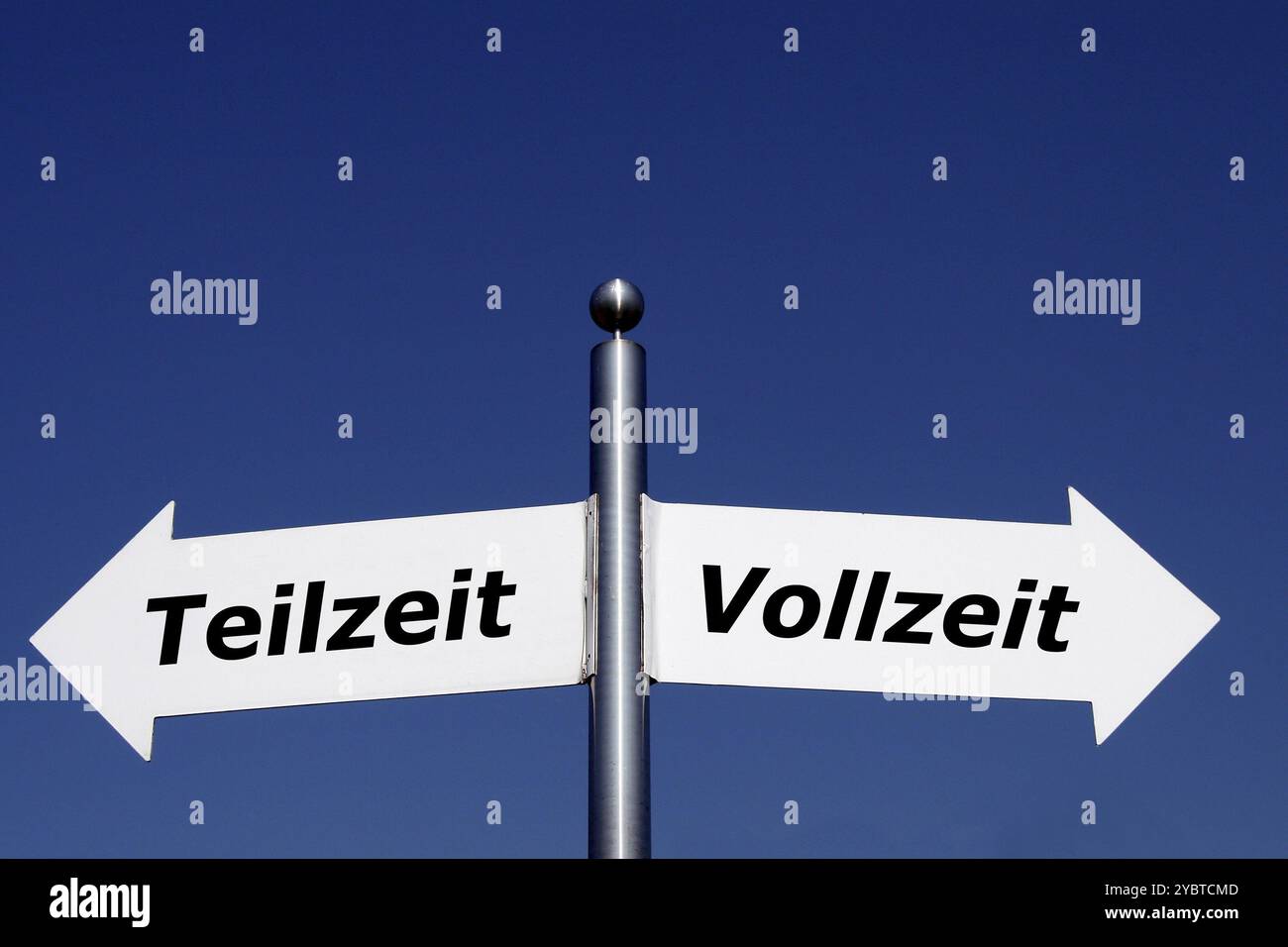 Part-time o full-time Foto Stock