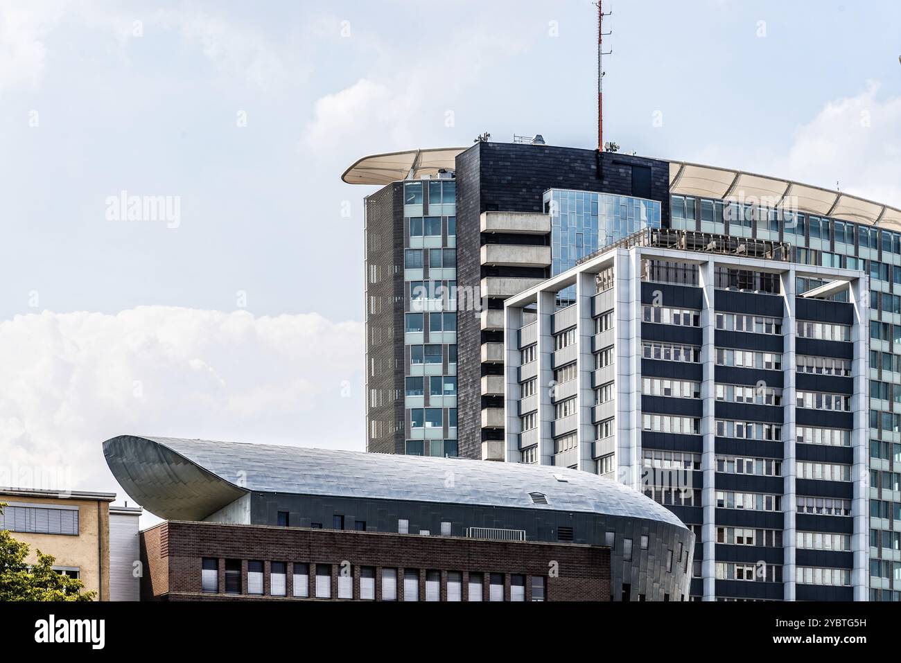Berlino, Germania, 29 luglio 2019: Rocket Internet se edificio per uffici a Berlino Mitte, Europa Foto Stock