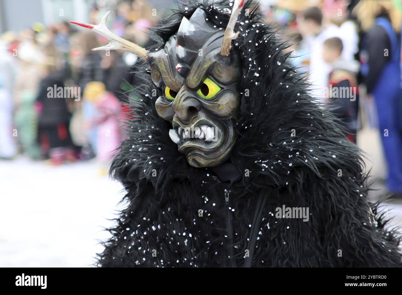 Grande sfilata di carnevale svevo-alemenico Foto Stock