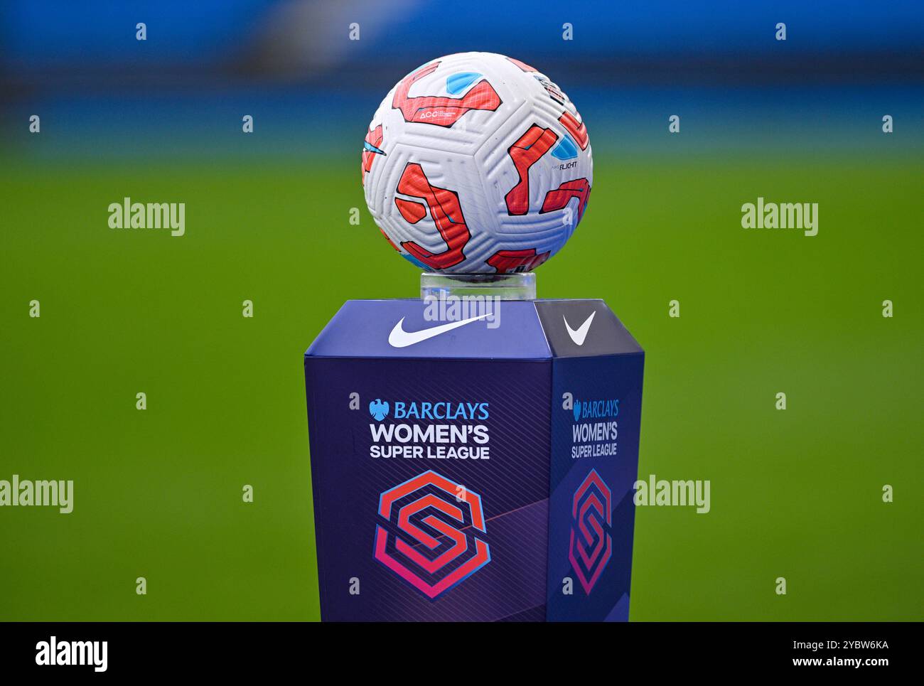 Brighton Regno Unito 19 ottobre 2024 - la partita di calcio durante la partita di calcio femminile di Barclays Super League tra Brighton & Hove Albion e Manchester United all'American Express Stadium , Brighton : Credit Simon Dack /TPI/ Alamy Foto Stock