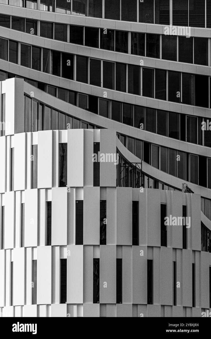 Campitura e trame dell'edificio Foto Stock