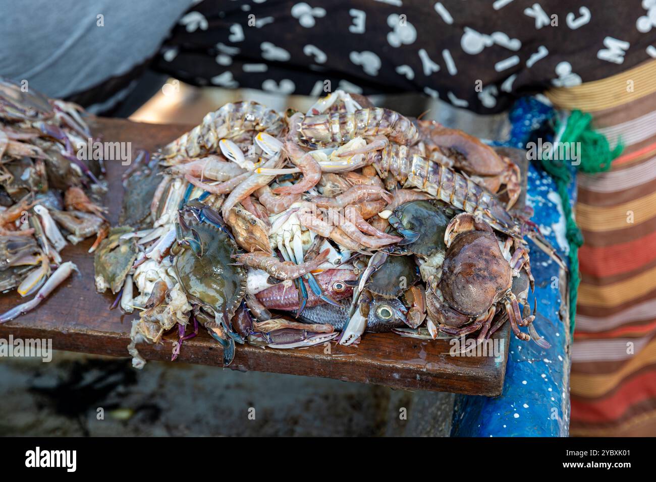 El Salvador, la Libertad, Un misto di pesce Foto Stock