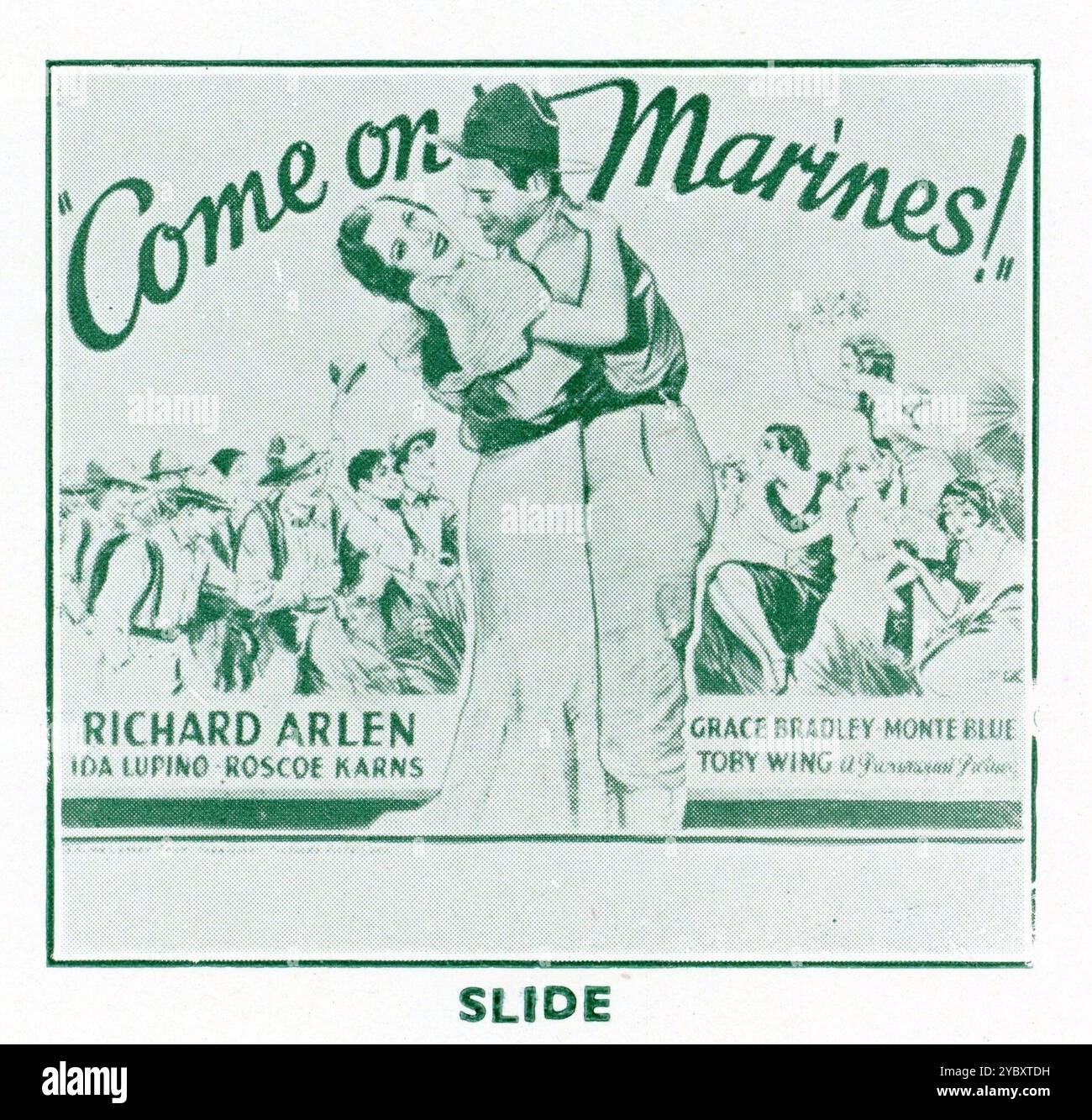 RICHARD ARLEN E IDA LUPINO IN COME ON MARINES! 1934 regista HENRY HATHAWAY storia Philip Wylie Paramount Pictures Foto Stock