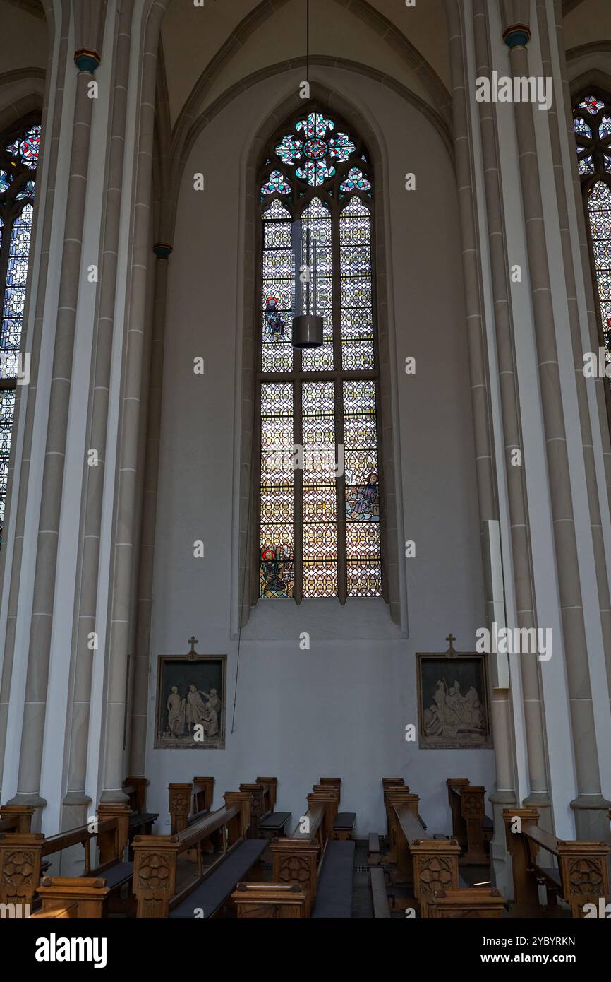 Brema, Germania - 1 settembre 2024 - Chiesa di San Giovanni nel quartiere di Schnoor in una soleggiata giornata estiva Foto Stock