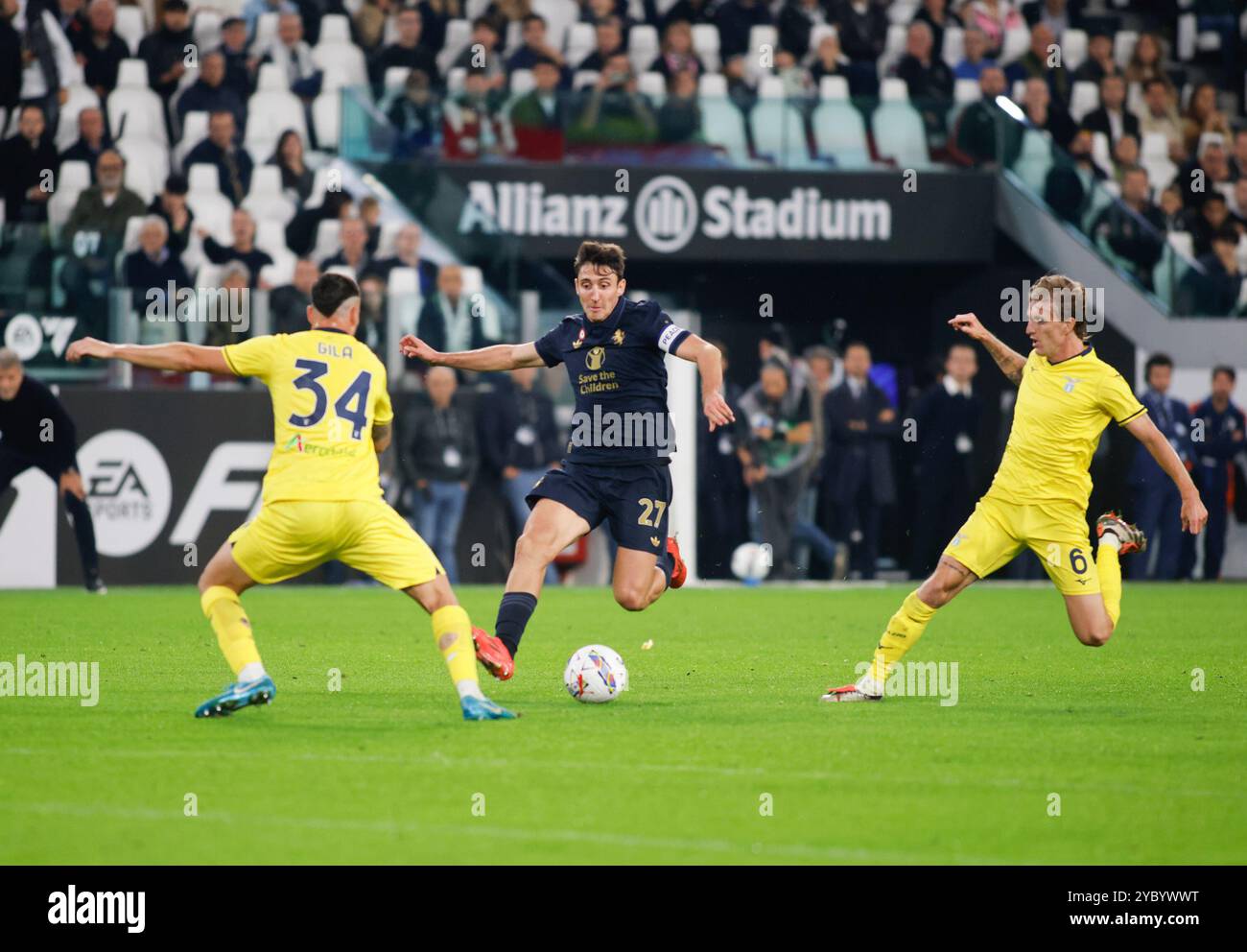 Torino, 19 ottobre 2024, serie A, Juventus FC vs SS Lazio Foto Stock