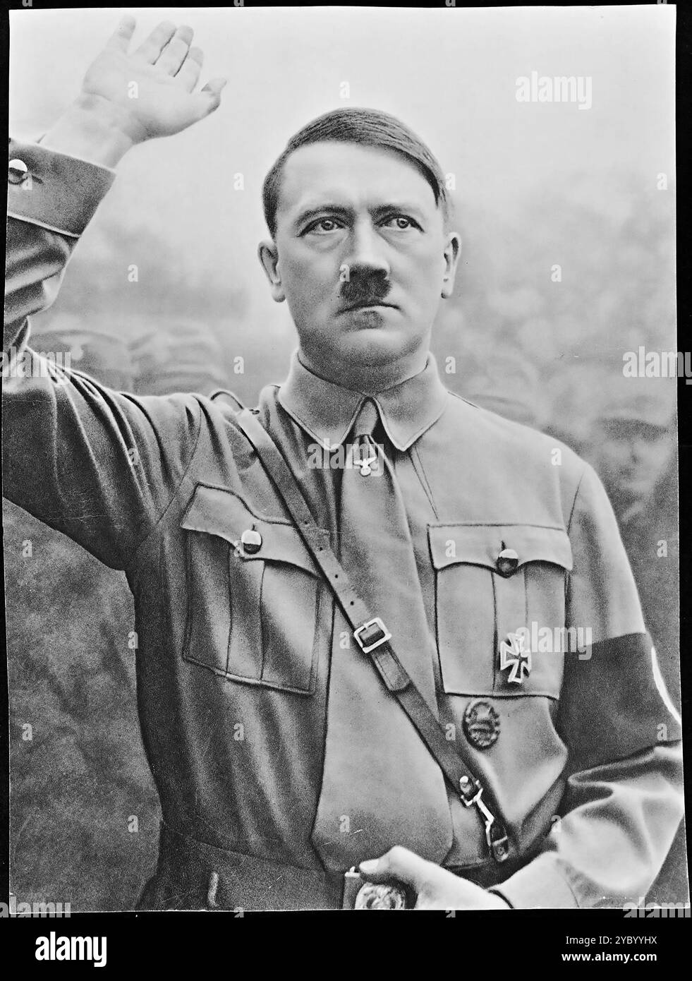 Adolf Hitler (1889 – 1945) politico tedesco di origine austriaca che fu il dittatore della Germania nazista dal 1933 fino al suo suicidio nel 1945. Foto Stock