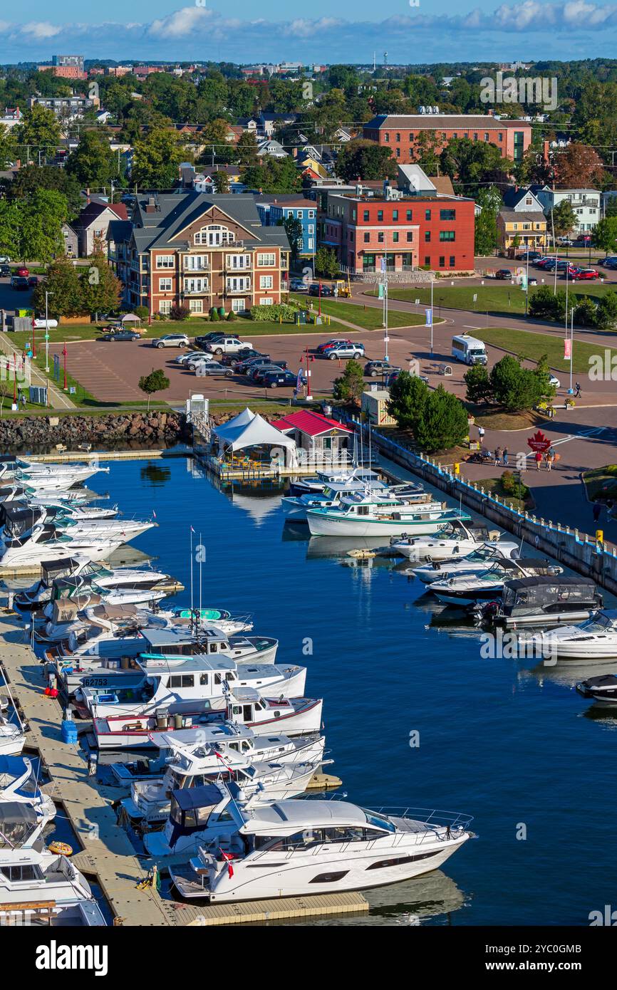 Porto turistico di Charlottetown, Isola del Principe Edoardo, Canada Foto Stock