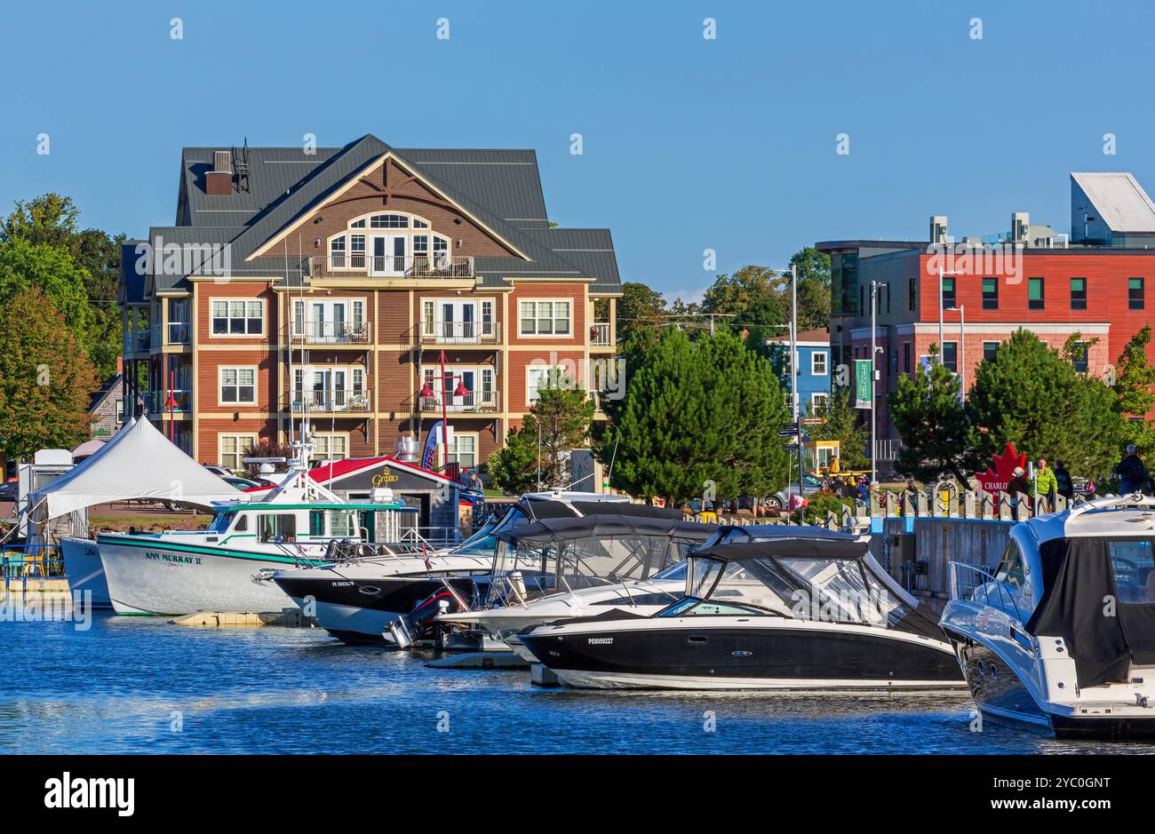 Lungomare di Charlottetown, Isola del Principe Edoardo, Canada Foto Stock