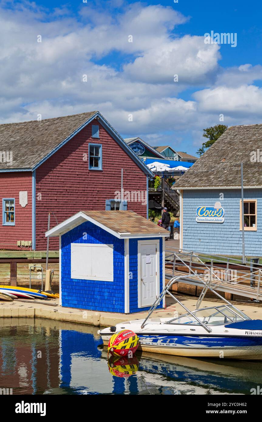 Peakes Quay, Charlottetown, Isola del Principe Edoardo, Canada Foto Stock