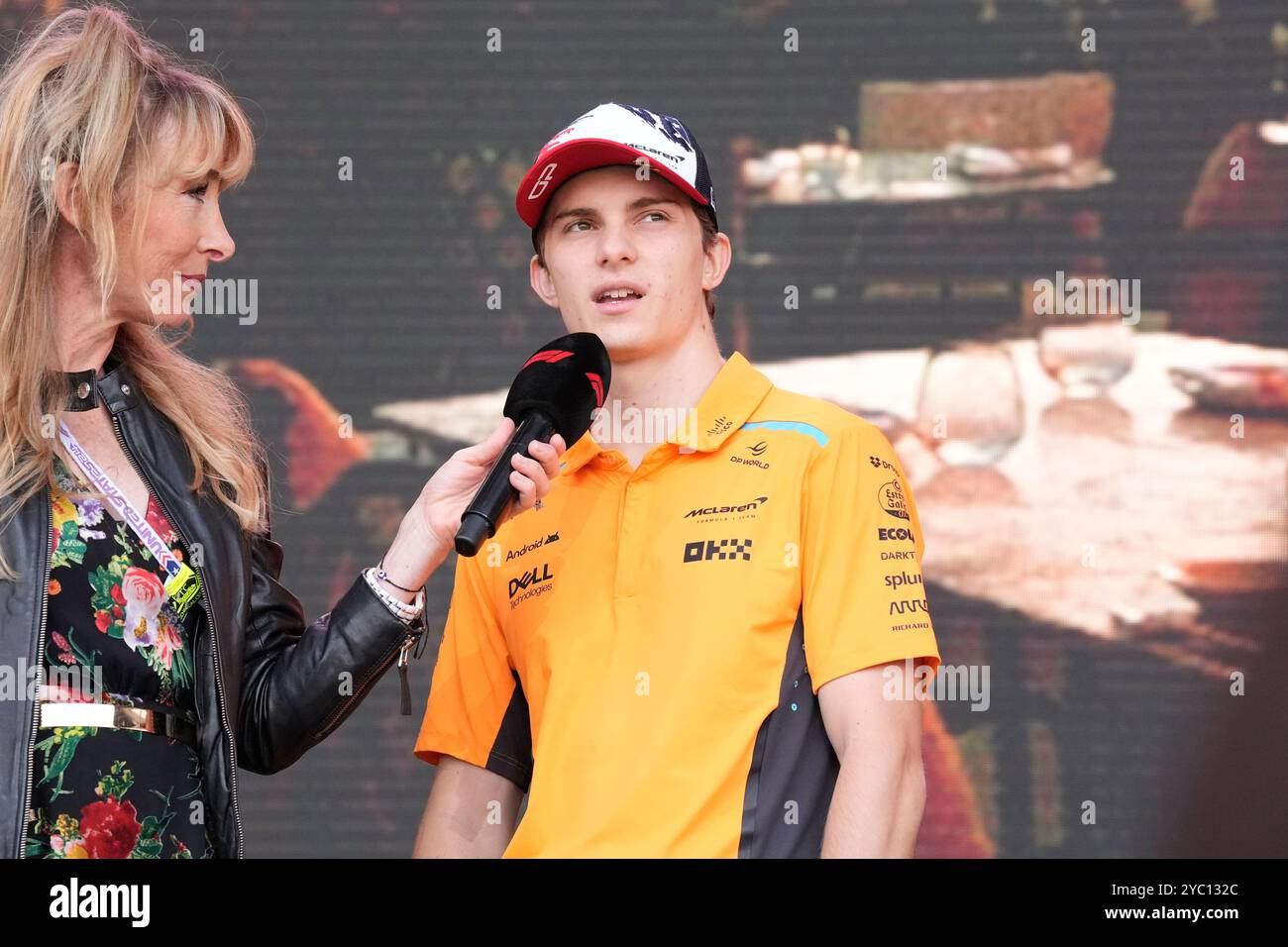 18 ottobre 2024, Austin, Texas, Stati Uniti: 18 ottobre, 2024: Oscar Piastri #81 durante la Formula 1 Pirelli United States Grand Prix 2024 sul circuito delle Americhe di Austin in Texas. Brook Ward / Apparent Media Group (Credit Image: © AMG/AMG via ZUMA Press Wire) SOLO PER USO EDITORIALE! Non per USO commerciale! Foto Stock