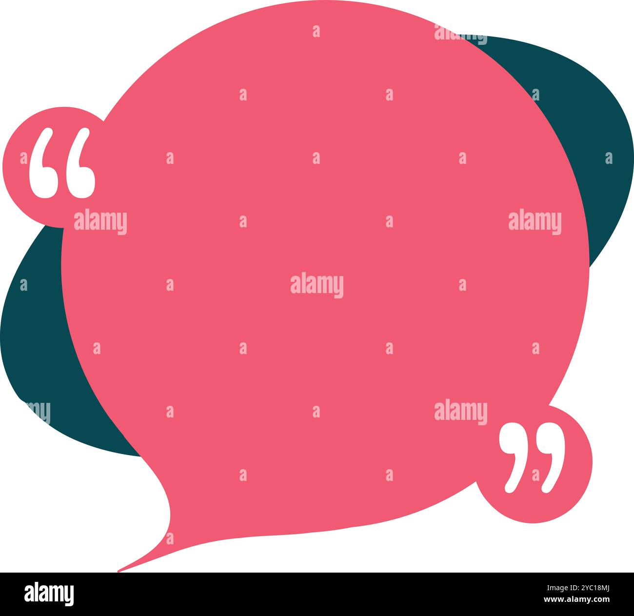 Riquadro preventivi. Citazione, cornice citazioni e modello di testo didascalia. Pronunciare le cornici delle virgolette, gli appunti delle citazioni o la bolla della finestra di dialogo Illustrazione Vettoriale