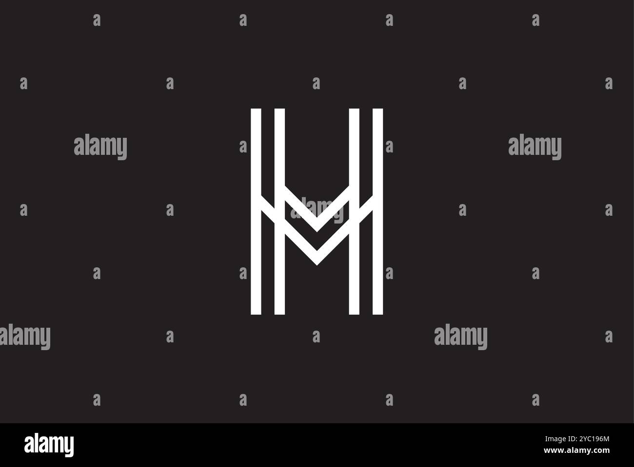 Logo lettera H design vettoriale marchio aziendale idee creative modificabili Illustrazione Vettoriale