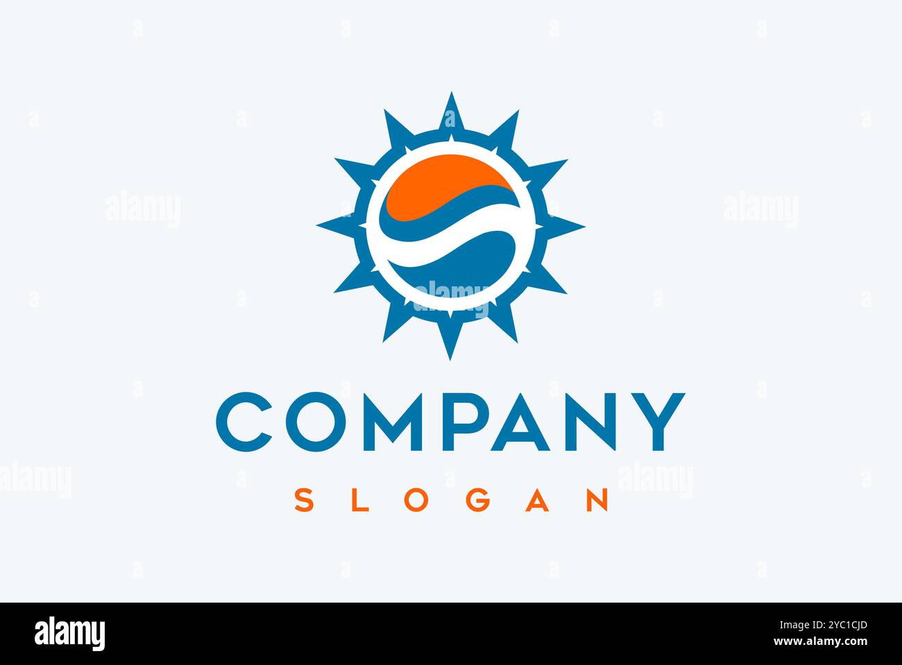 Power ENERGY logo design vettoriale marchio aziendale idee creative modificabili Illustrazione Vettoriale