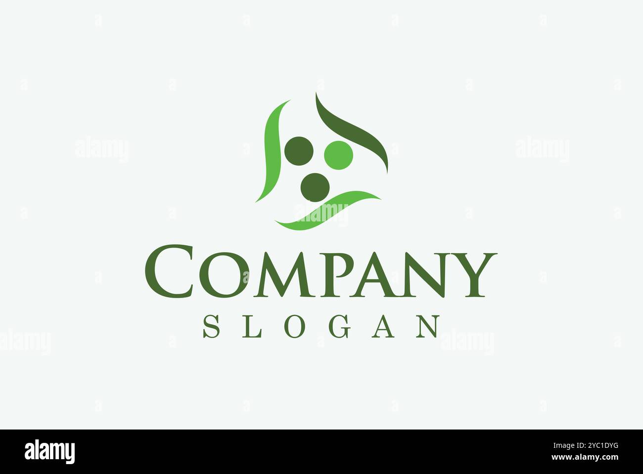 tre righe che spostano le idee creative del marchio aziendale, vettoriale di design del logo delle persone, modificabili Illustrazione Vettoriale