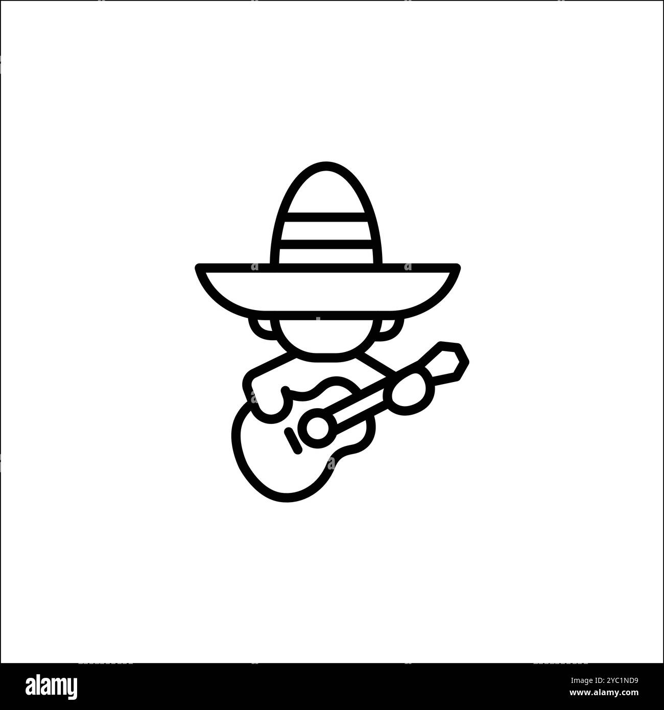 Icona di Mariachi Illustrazione Vettoriale