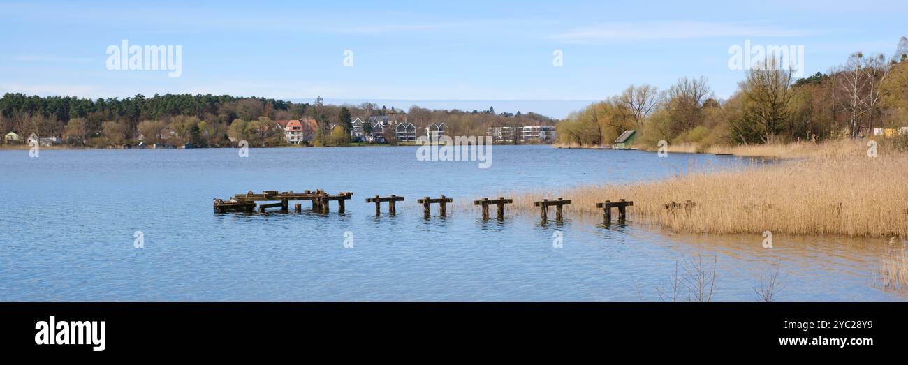 Lago Feisnecksee, Waren, Müritz, Foto Stock