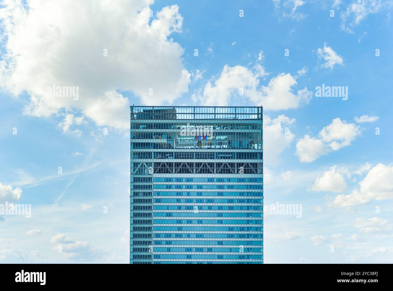 Vista dagli ultimi piani e dalla piattaforma di osservazione di Abeno Harukas, Foto Stock