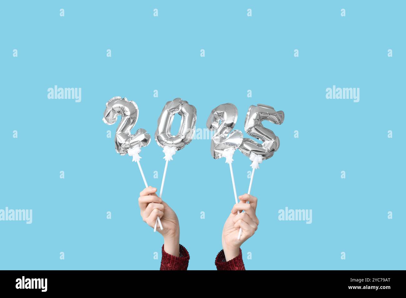Kichvoe Palloncini Numero 2025 In Lamina Dorata – Set Per Capodanno E Feste Di Anniversario – Decorazioni Facili Da Appendere