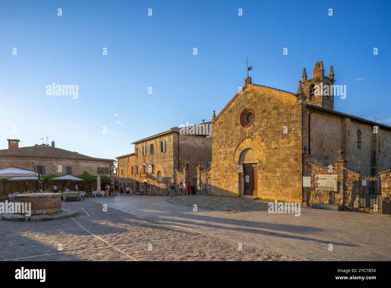Monteriggioni, Siena, Toscana, Italia Foto Stock