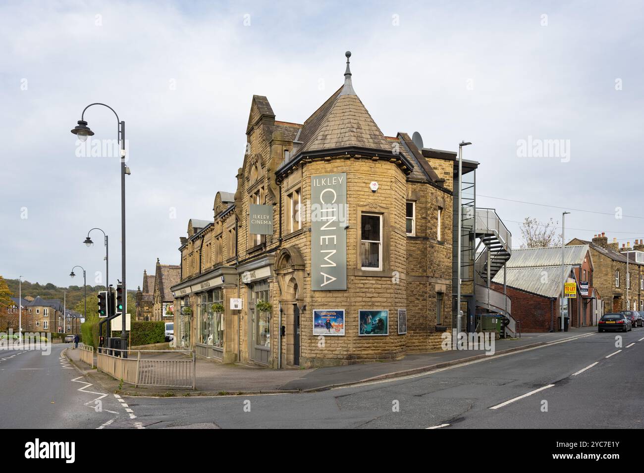 Ilkley cinema - cinema indipendente - Ilkley, West Yorkshire, Inghilterra, Regno Unito Foto Stock