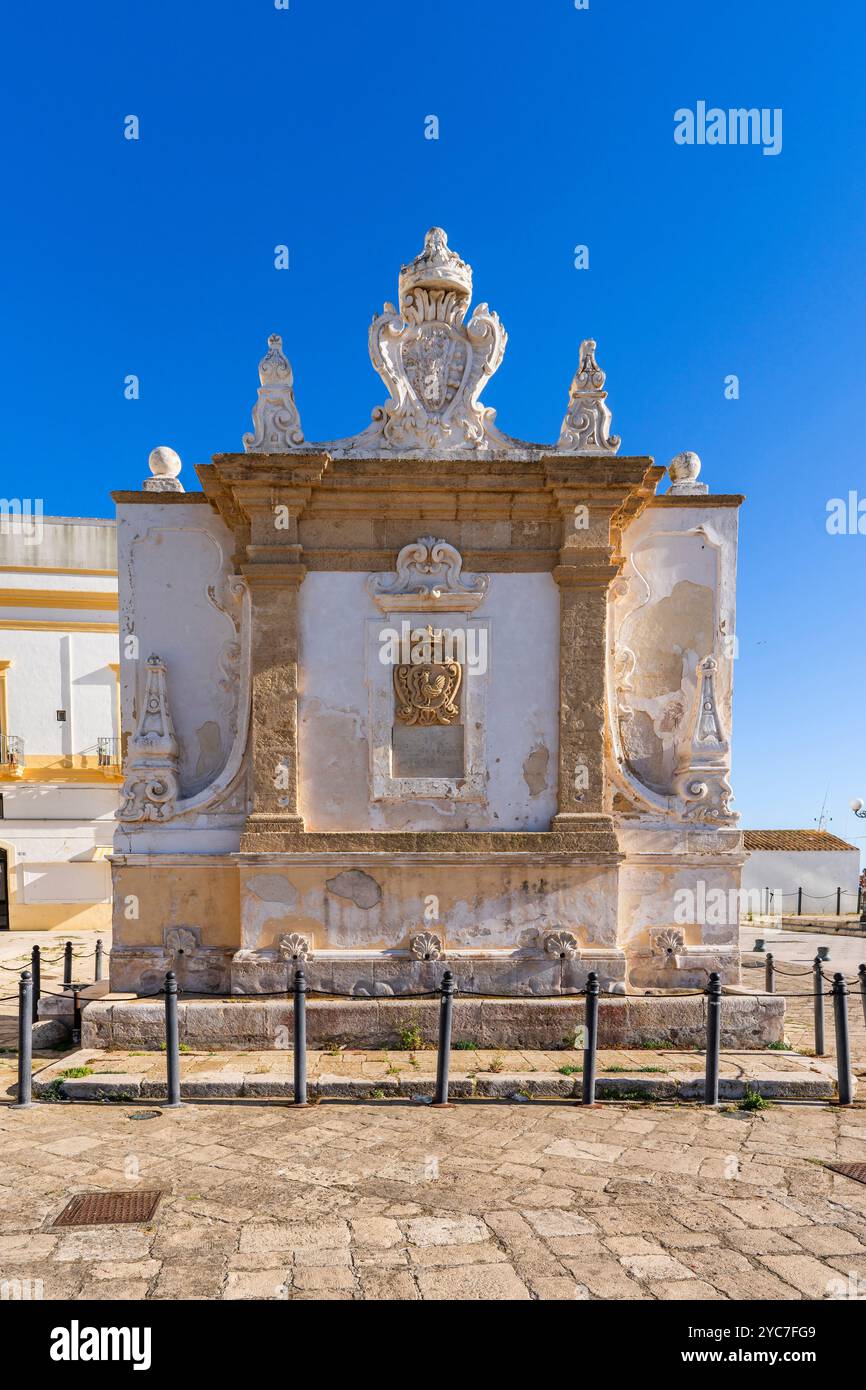 Fontana greca, Porto Vecchio, Gallipoli, Lecce, Salento, Puglia, Italia Foto Stock