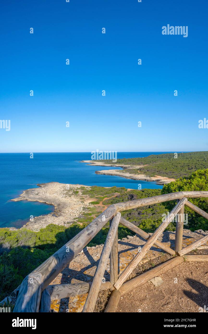 Porto Selvaggio, Nardò, Lecce, Salento, Puglia, Italia Foto Stock