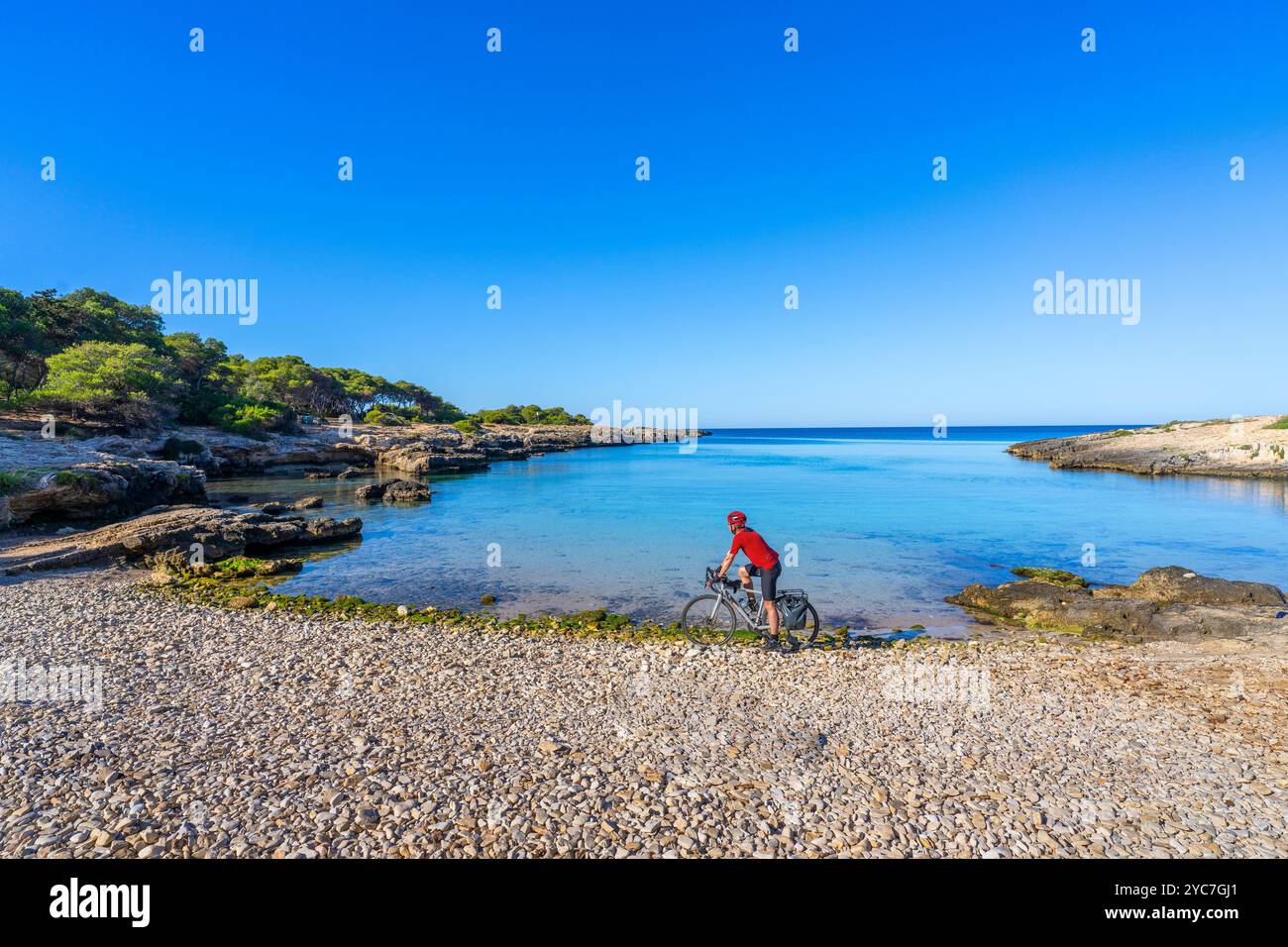 Porto Selvaggio, Nardò, Lecce, Salento, Puglia, Italia Foto Stock