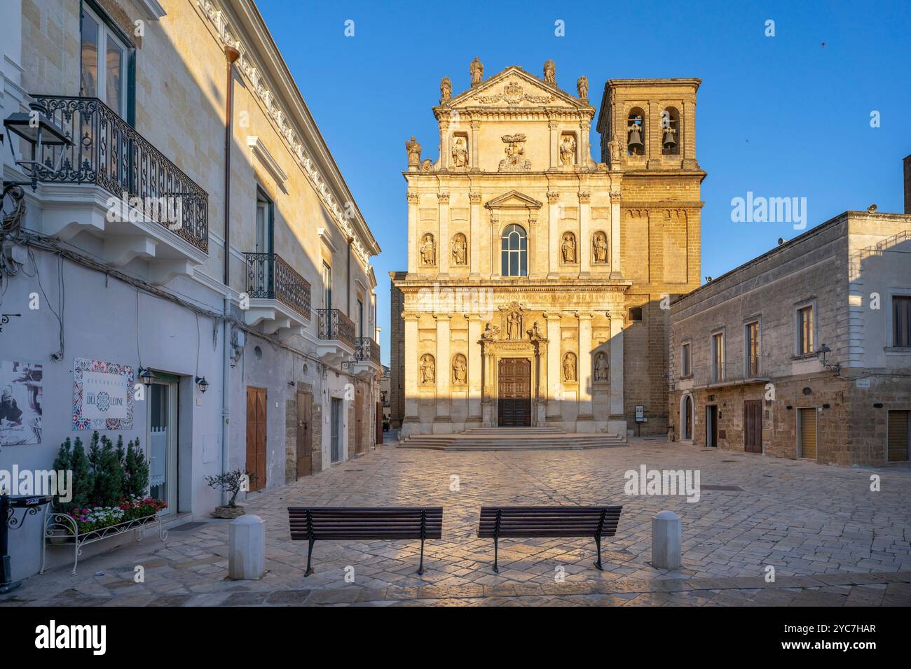 Chiesa madre di tutti i santi, centro storico, Mesagne, Brindisi, Salento, Puglia, Italia Foto Stock