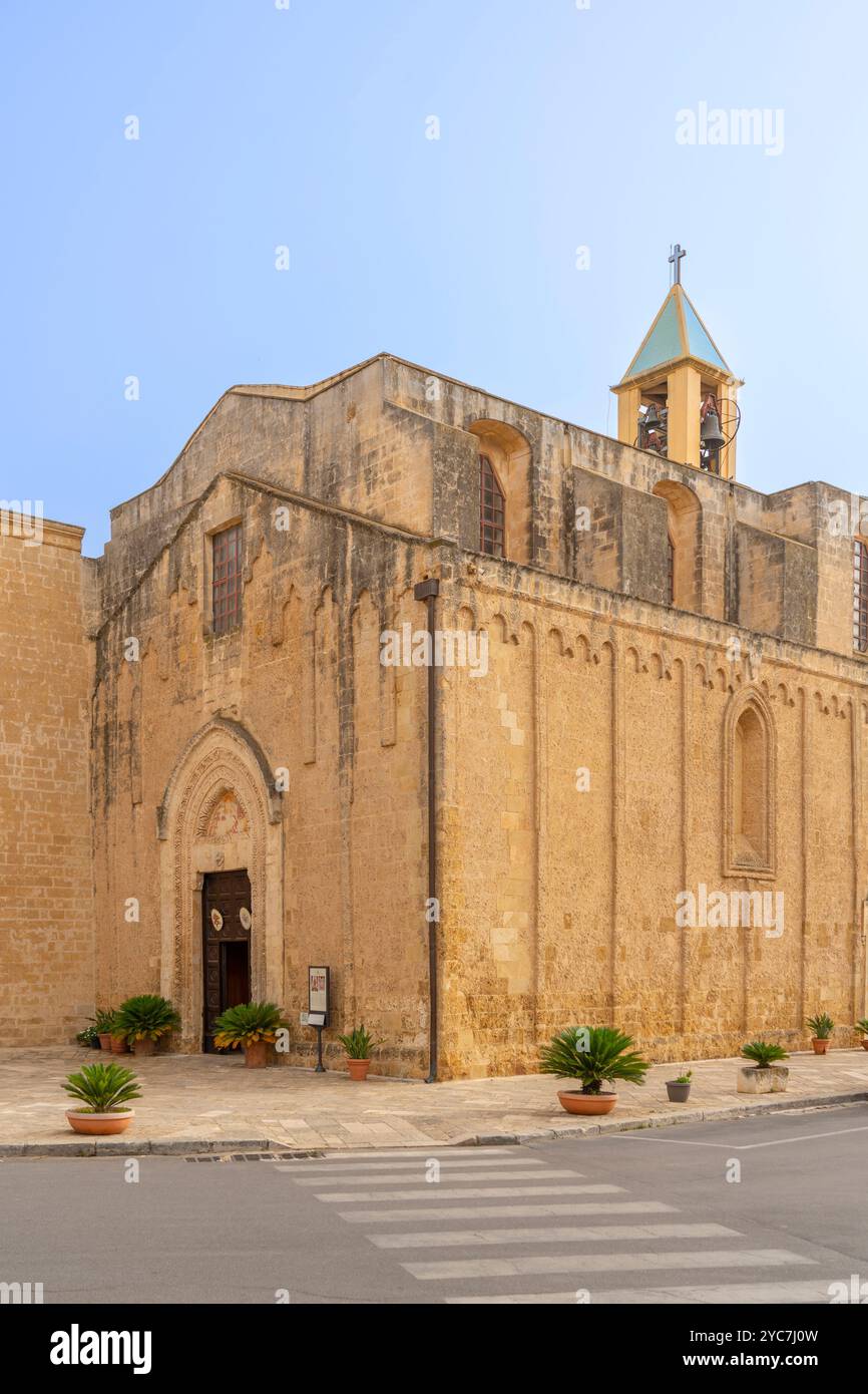 Santuario minore Basilica Pontificia Vergine SS del Carmelo, basilica del Carmine, Mesagne, Brindisi, Salento, Puglia, Italia Foto Stock