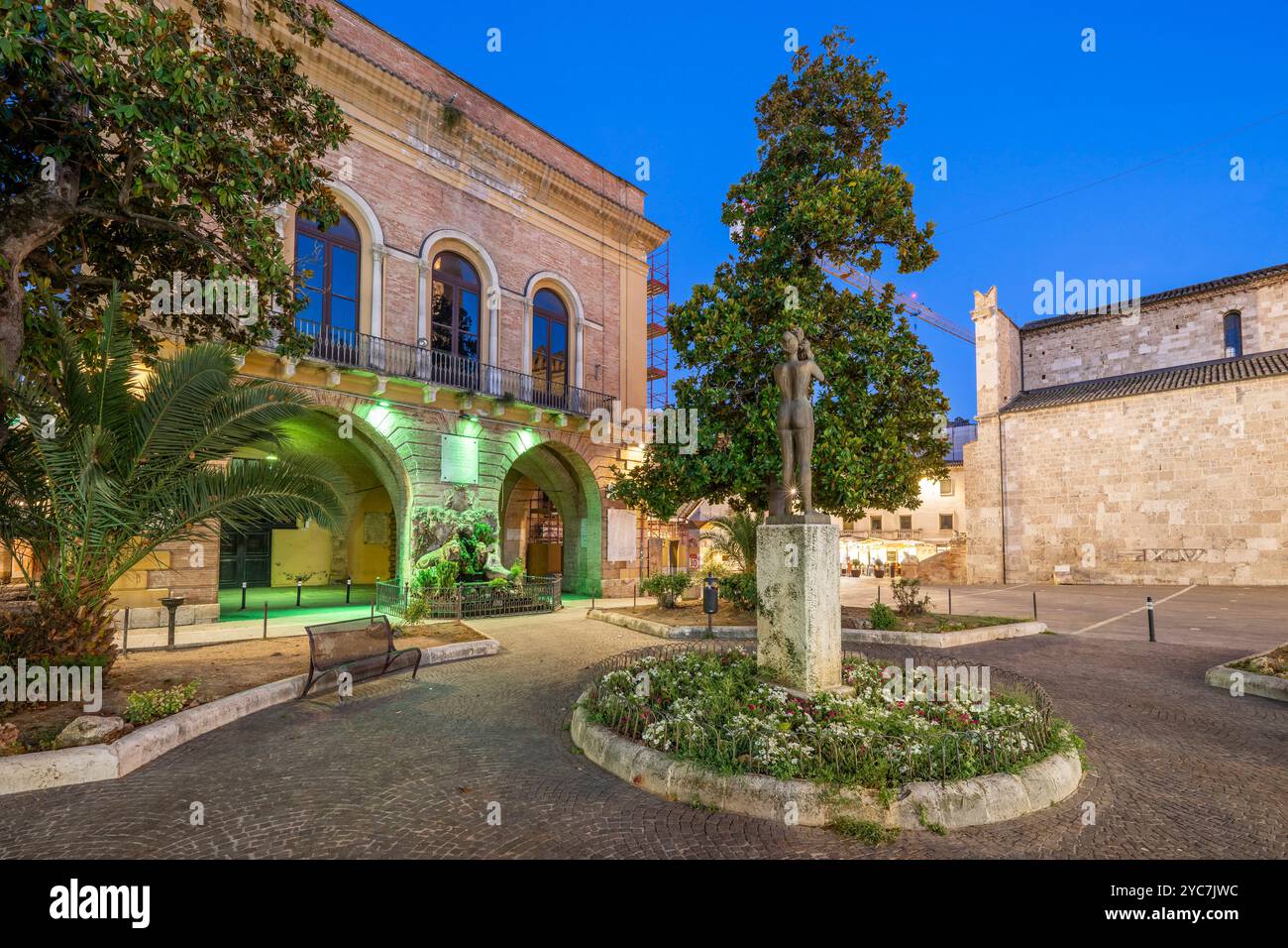 Municipio, Teramo, Abruzzo, Italia Foto Stock