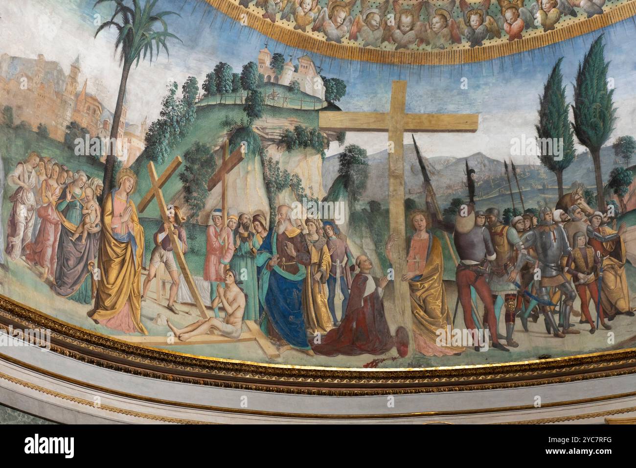 Basilica di Santa Croce in Gerusalemme, Roma, Lazio, Italia Foto Stock