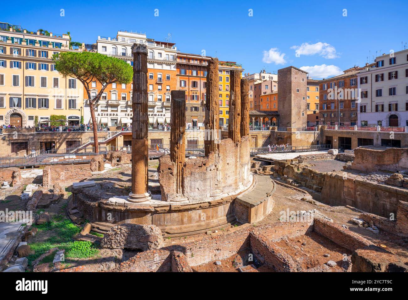 Area sacra di largo Argentina, Roma, Lazio, Italia Foto Stock
