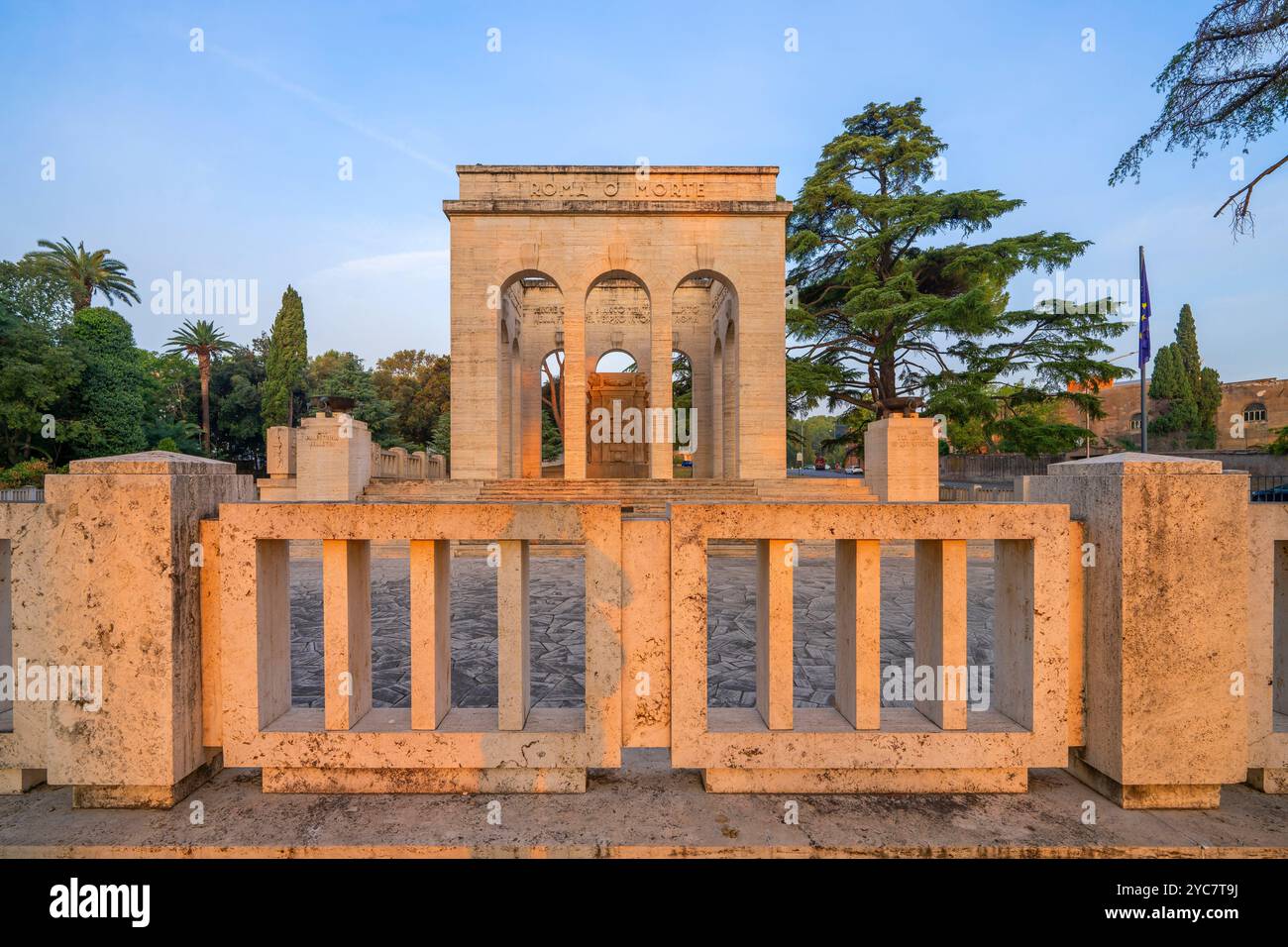 Mausoleo ossario Garibaldi, Roma, Lazio, Italia Foto Stock